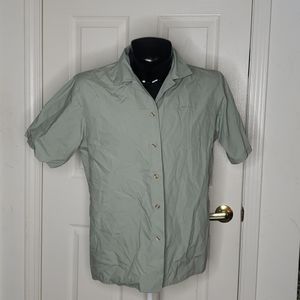 Denny's Restaurant Vintage Uniform Top Large